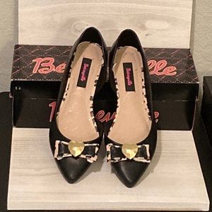 BETSEY JOHNSON BETSEYVILLE LEOPARD FLATS